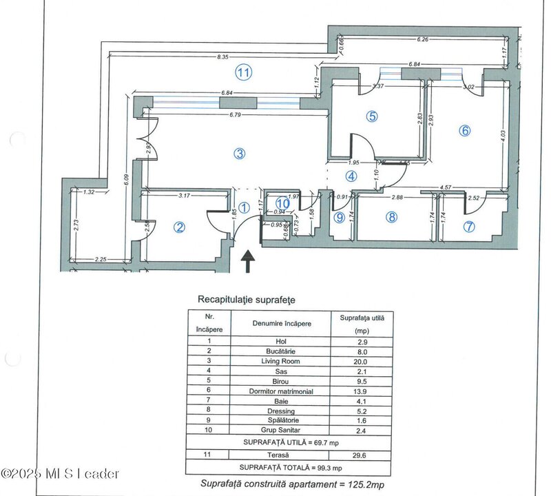 Pipera, apartament 3 camere 99.3 mp, H Pipera Lake